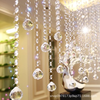 Rèm pha lê bát giác