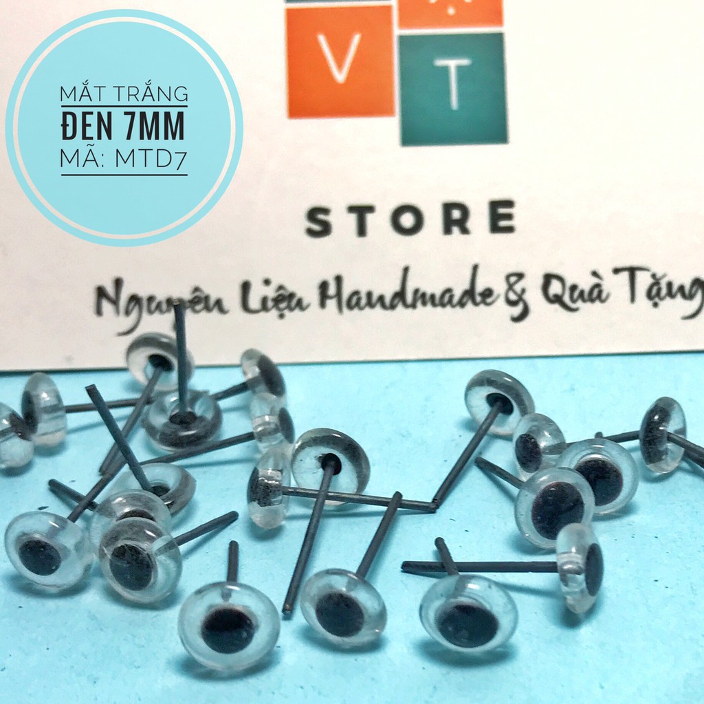 Mắt thú kiểu Tròng Đen viền màu - Hình thật Shop Chụp, mắt để làm đồ trang trí - Mắt Thủy tinh chân thép | BigBuy360 - bigbuy360.vn