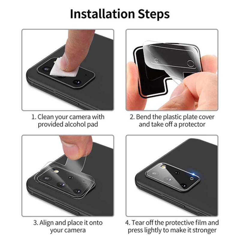 Kính cường lực màn hình chống vân tay cho Kính cường lực camera  For IPhone 13 12 11 Pro Max Mini X Xs Xr 6 7 8 Plus