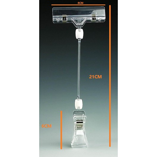 Kẹp wobbler, kẹp nhựa quảng cáo, kẹp siêu thị, kẹp giảm giá shop V08