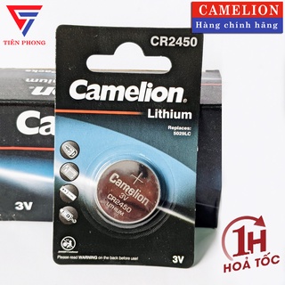 Pin cúc áo CR2450 2450 Camelion 3V - Vỉ 1 viên chính hãng