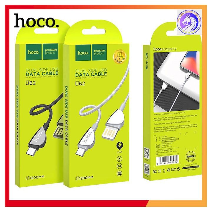 CÁP SẠC HOCO U62 MICRO 3.0A 1.2M