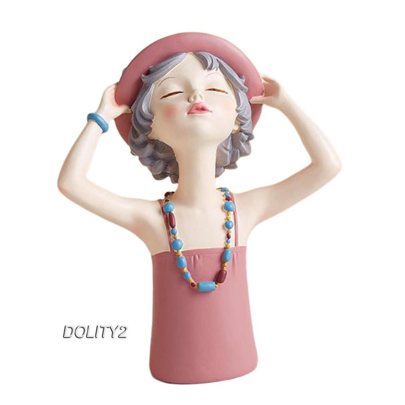 Mô Hình Cô Gái Mùa Hè Bằng Nhựa Resin Thời Trang Để Bàn Trang Trí 2