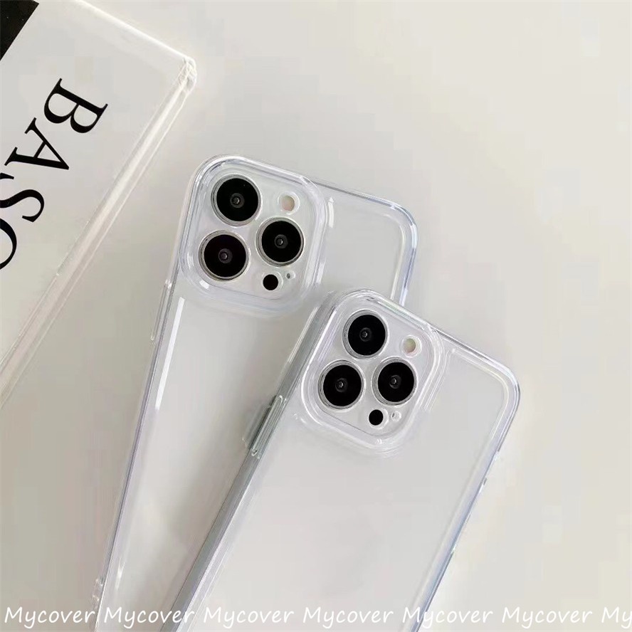 Ốp Điện Thoại Trong Suốt Chống Sốc Hình Đôi Mắt Thiên Thần Cho iPhone 13 12 11 Pro Xs