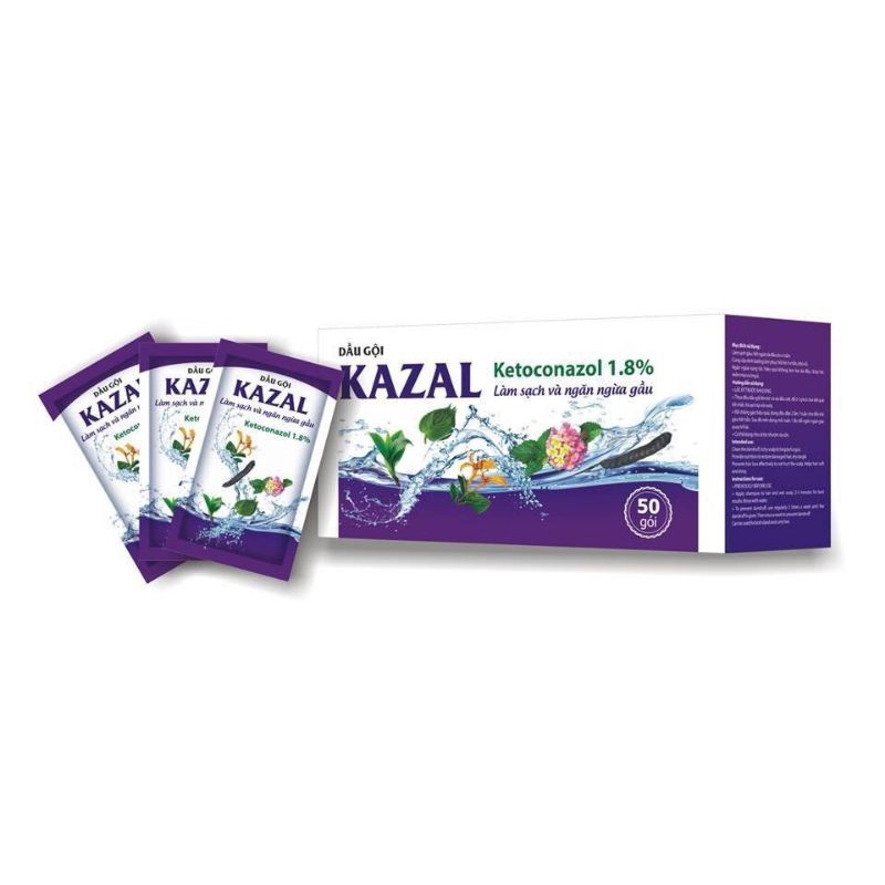 KAZAL dầu gội làm sạch và ngăn ngừa gầu chai 100ml