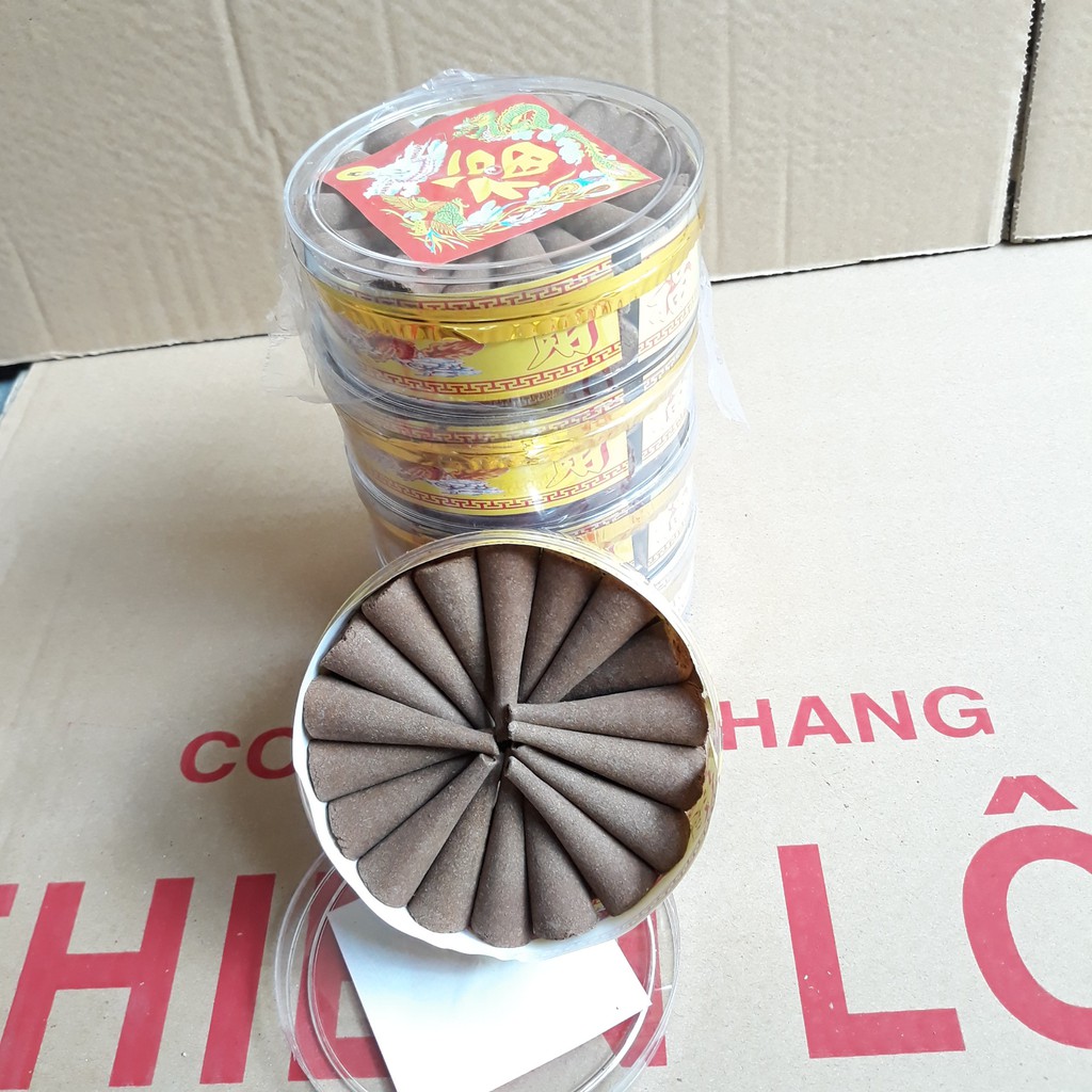 [Mẫu Mới] Nhang Nụ Trầm Hương Hộp 35 Viên - Hàng Mã Thiên Lộc