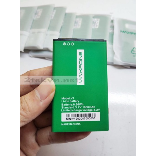 Pin cho điện thoại 4 sim Maxfone V12/ v6