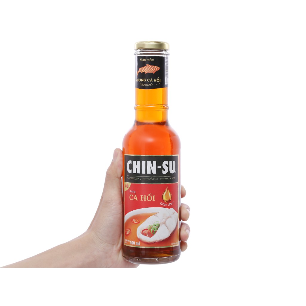 1 chai nước mắm Chinsu hương cá hồi 500ml