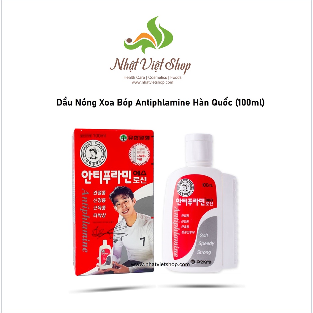 Dầu Nóng Xoa Bóp Antiphlamine Hàn Quốc 100ml