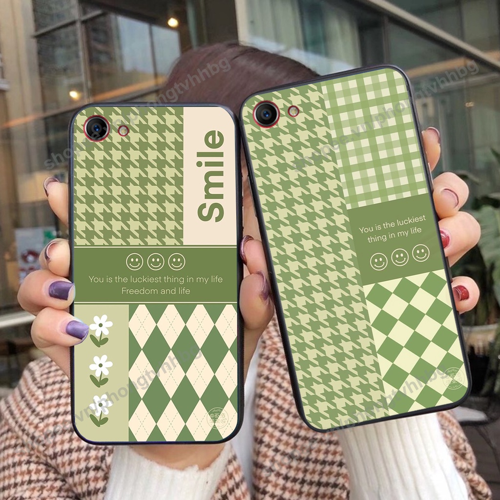 Ốp lưng Realme 1 / Realme 2 / Oppo F7 Youth trái tim gấu thể thao , smile mặt cười cực cute