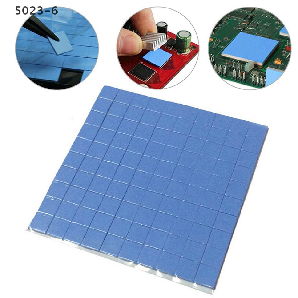 Tấm TảN NhiệT CPU GPU Silicon 5023-6 100mmx100mmx1mm - MàU Xanh Dương