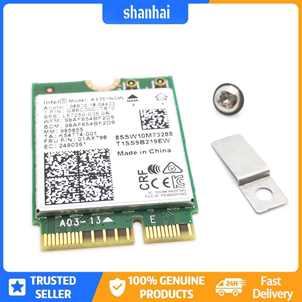 Wi-Fi 6 Intel AX201 Không dây 5.0 Băng tần kép 2.4G / 5G Không dây NGFF CNVi | BigBuy360 - bigbuy360.vn