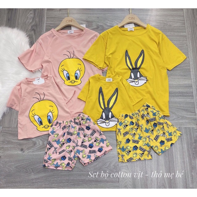 Set mẹ con hoạt hình