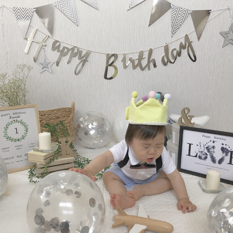 Dây Cờ Treo Trang Trí Tiệc Sinh Nhật Cho Bé