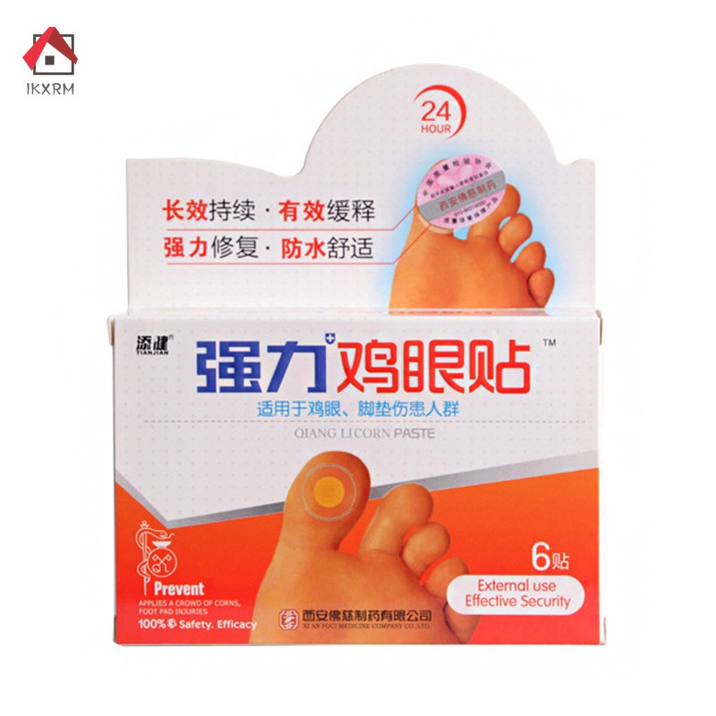 (Hàng Mới Về) Set 6 Miếng Dán Trị Mụn Cóc Chất Lượng Cao