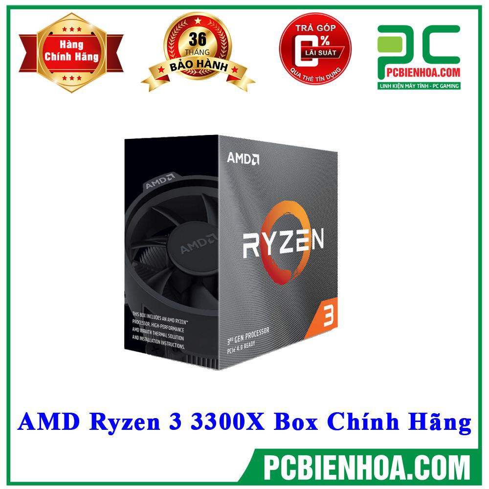 [Mã ELCL3MIL giảm 5% đơn 3TR] BỘ VI XỬ LÝ CPU AMD RYZEN 3 3300X BOX CHÍNH HÃNG | WebRaoVat - webraovat.net.vn