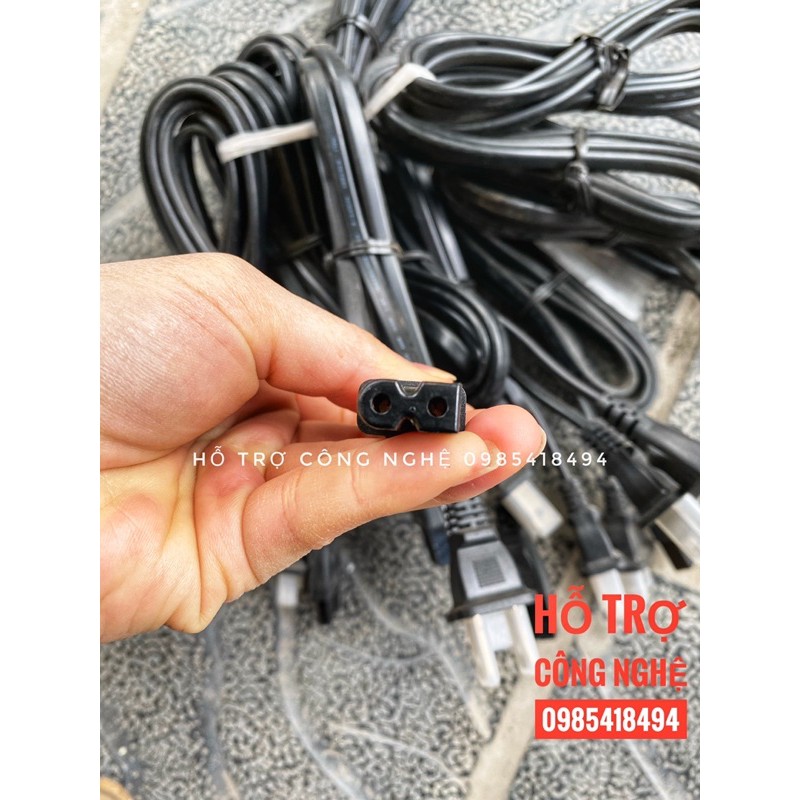 Dây nguồn số 8  1 ,chân tròn 1 chân vuông dài 2m
