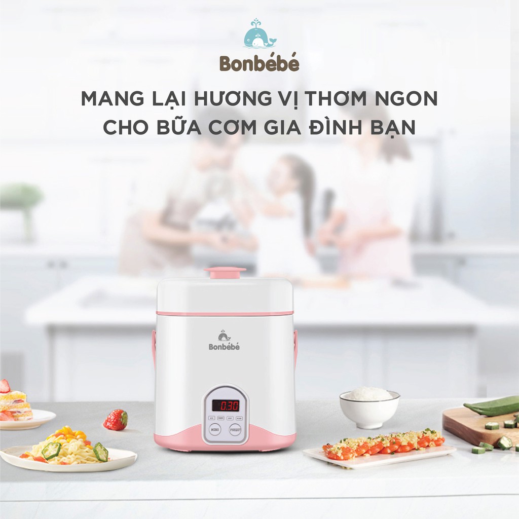 [CHÍNH HÃNG] Nồi nấu nhanh thông minh BONBÉBÉ BB-09