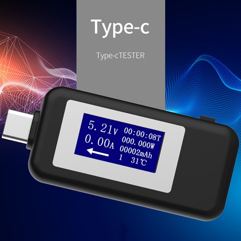 Usb Kiểm Tra Điện Áp Vôn Kế Type-C Đa Năng