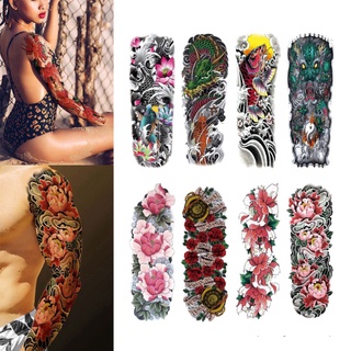 Đàn ông và phụ nữ Hình xăm cánh tay Hình xăm tạm thời Hình dán giả Tatoo Hot 3D Không thấm nước