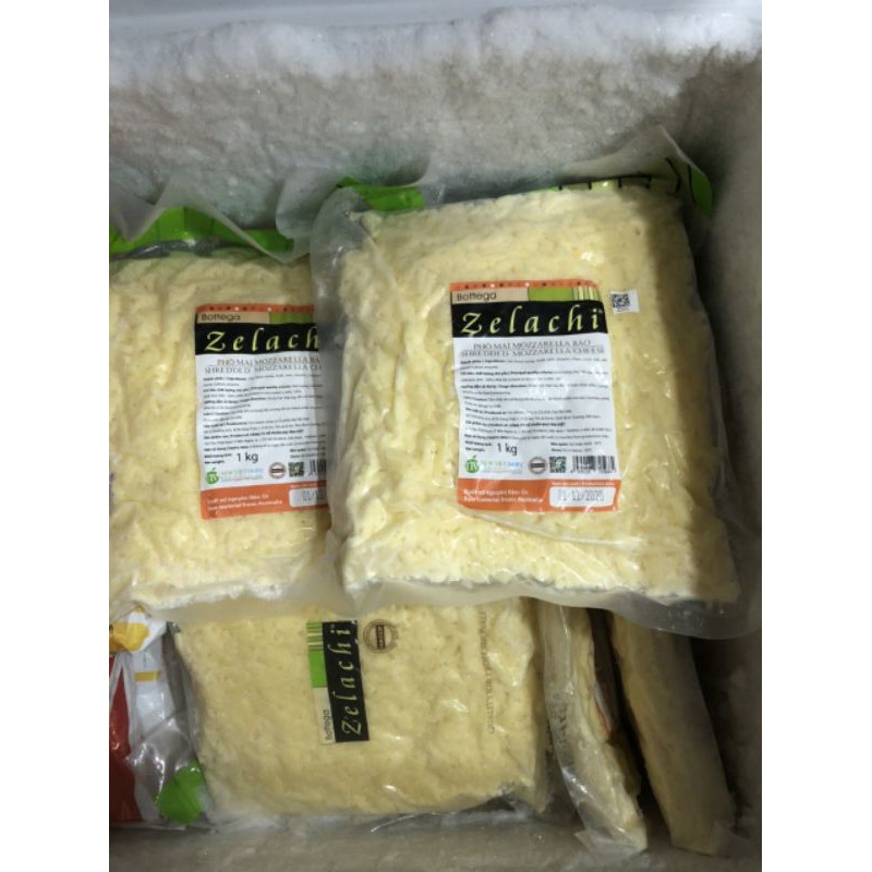 Phô mai bào mozzarella Úc 1kg - Date 21/01/2023