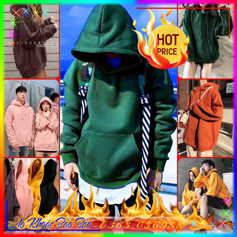 ÁO HOODIE NỈ NGOẠI - HD810 (Basic)