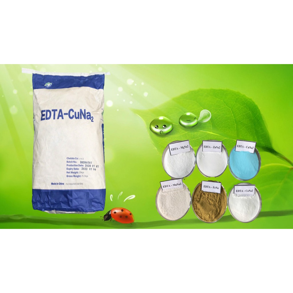 Edta CuNa2 (đồng hữu cơ): Diệt tảo, diệt rong nhớt đáy ao, phòng và trị bệnh trắng mang, lở loét do ký sinh trùng
