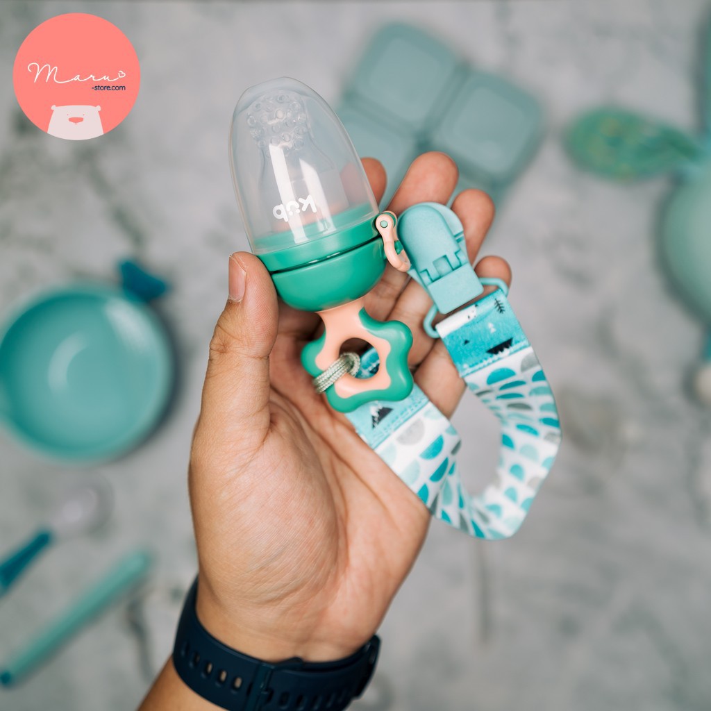 [Tặng dây đeo] Túi nhai chống hóc, túi mút trái cây cho bé ăn dặm KUB