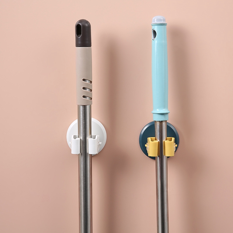 Set 3 Móc Treo Cây Lau Nhà Gắn Tường Đa Năng