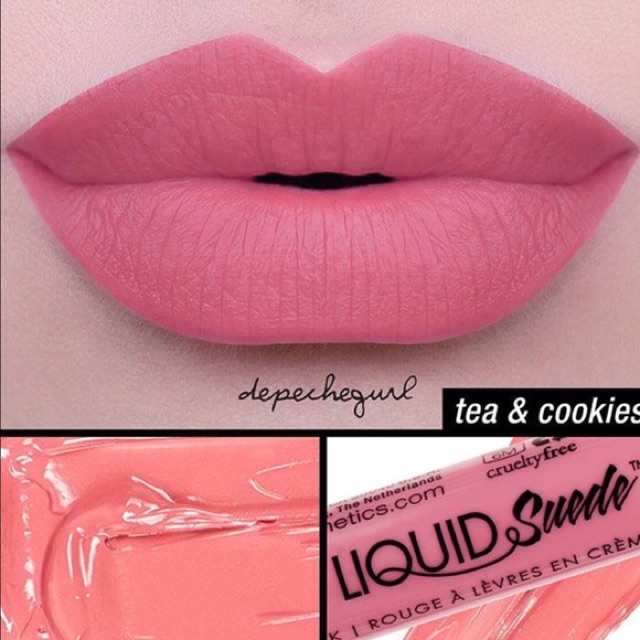 Son Kem Lì NYX Liquid Suede Tông Hồng 09 Tea&Cookies | BigBuy360 - bigbuy360.vn