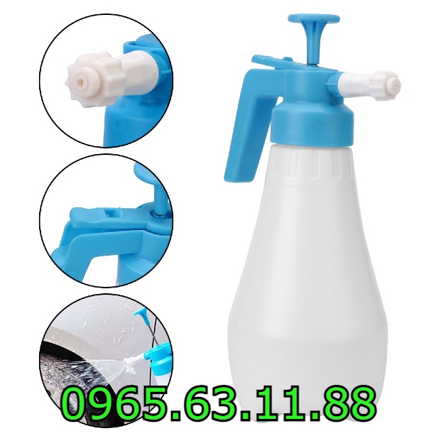 Bình xịt tạo bọt tuyết rửa xe ô tô, xe máy cầm tay 1.8L tiện lợi