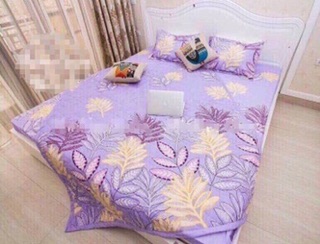 Set ga gối poly trần bông