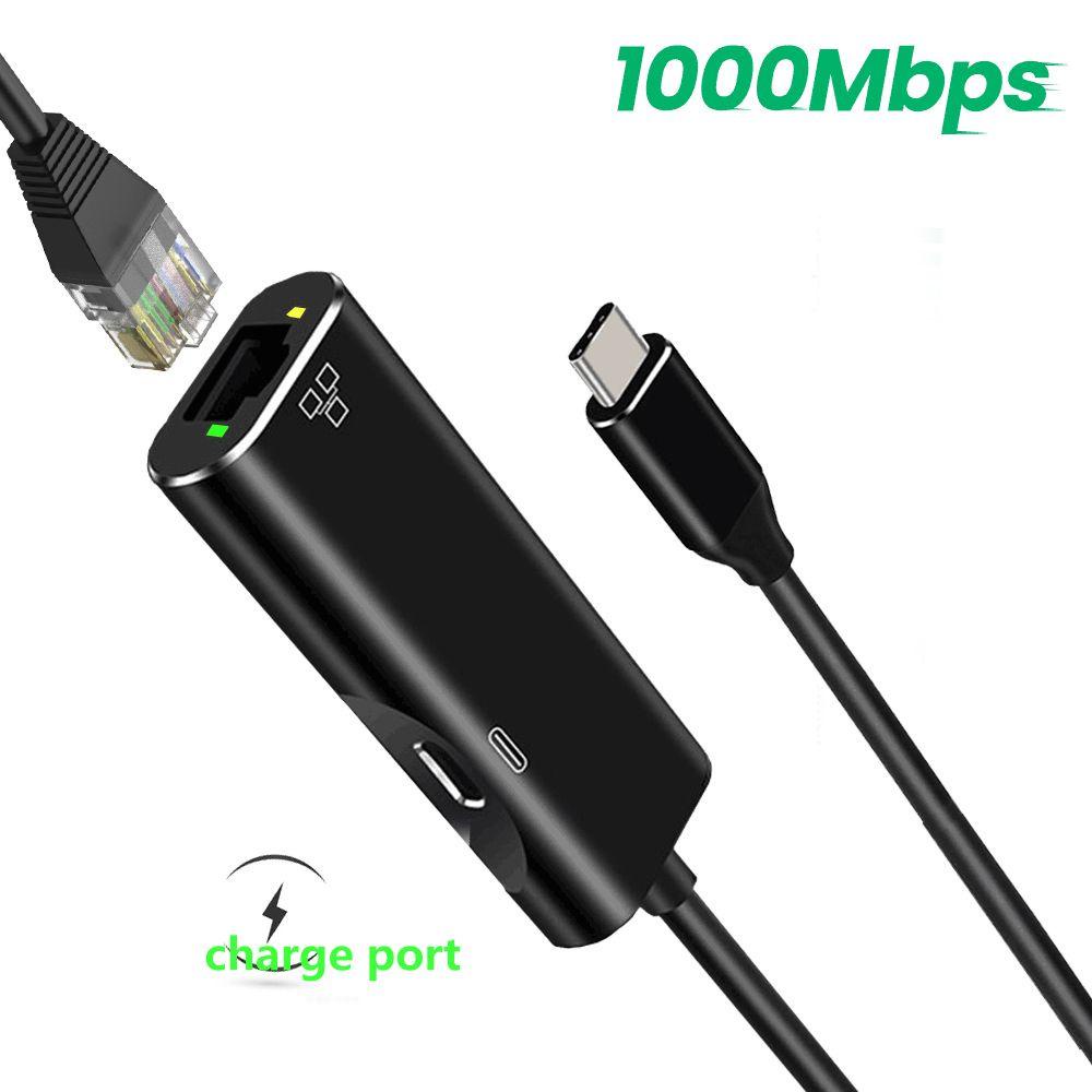 .Usb Chuyển Đổi Mạng Gigabit 1000Mbps 3.1 Bằng Hợp Kim Nhôm Chất Lượng Cao