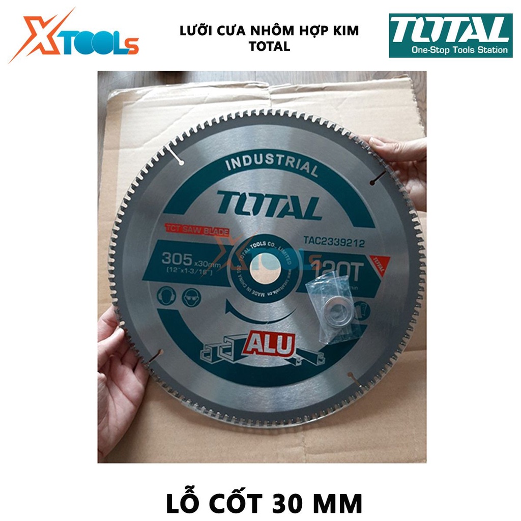 Lưỡi cưa nhôm TOTAL | Lưỡi cưa nhôm hợp kim TCT, Số răng: 100-120 Kiểu răng cưa: TCT [XTOOLS]