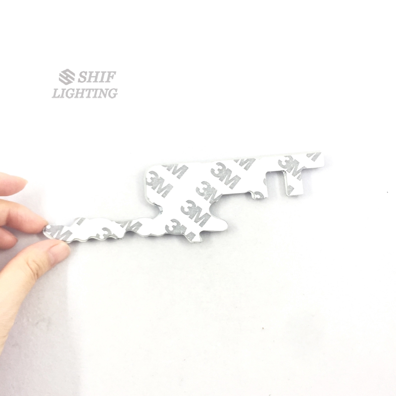 1 sticker trang trí xe oto Toyota họa tiết dập nổi TRD Sportivo bằng nhựa ABS