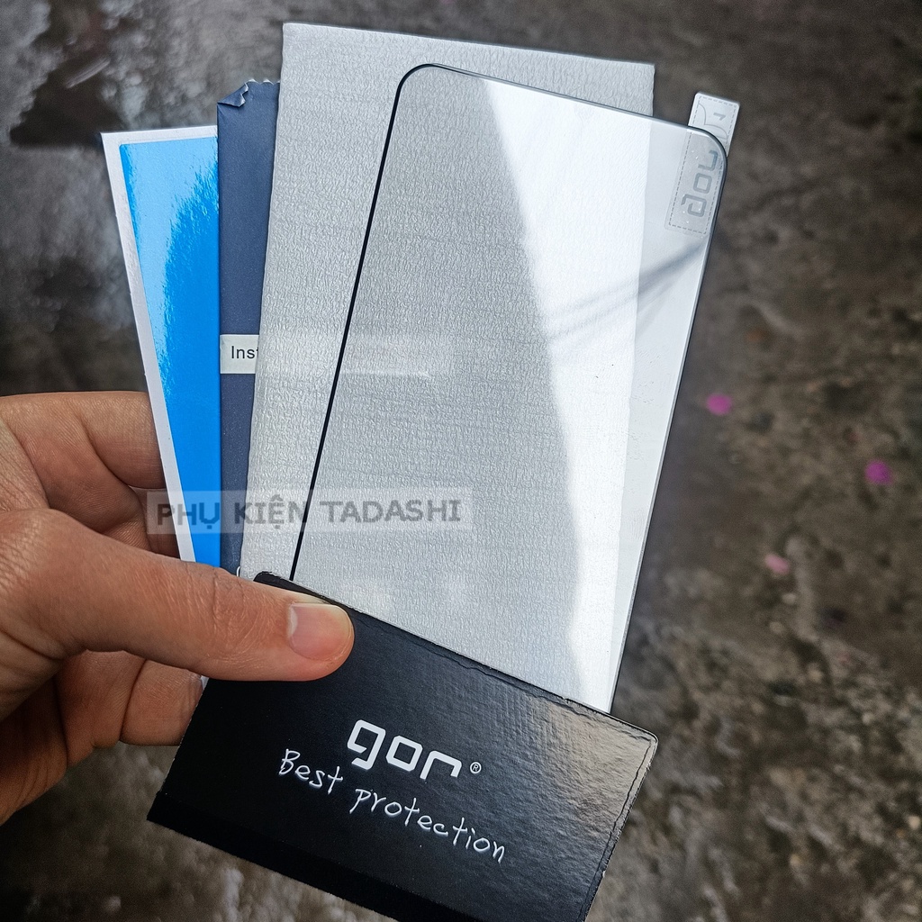 Kính Cường Lực Gor Samsung Galaxy S22/ S22 Plus Full Màn, Viền Đen Cao Cấp Gor Fullbox