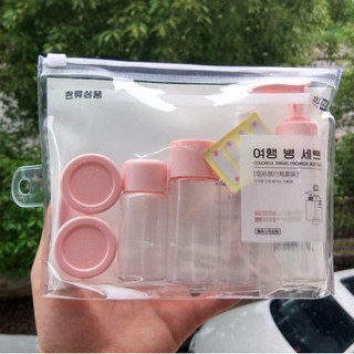 Bộ chiết mỹ phẩm du lịch 7 món