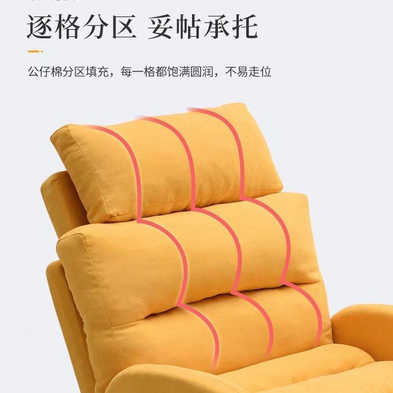 Ghế gấp lưới màu đỏ nhỏ Sofa lười phòng khách chung cư Châu Âu ban công ngủ dễ thương tựa vẻ đẹp đơn