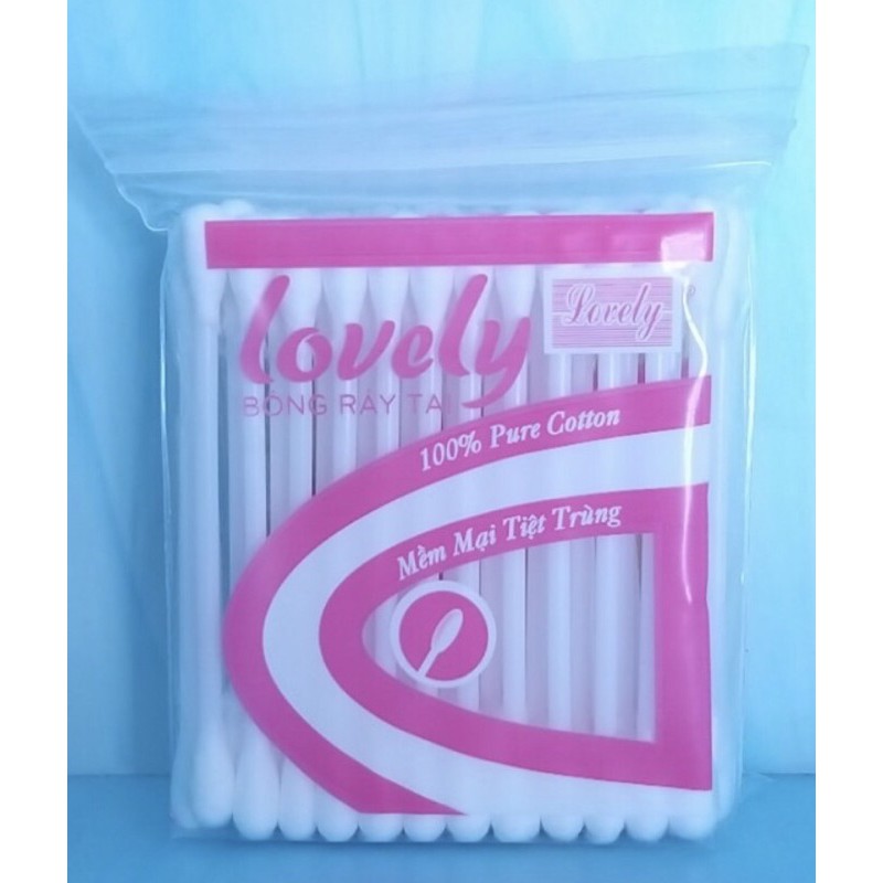 Lốc 12 bịch bông ráy tai Lovely