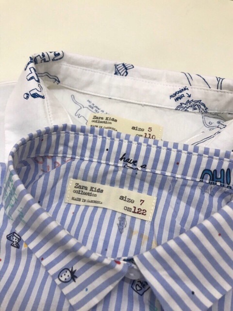 Áo sơmi Zara bé gái xuất xịn