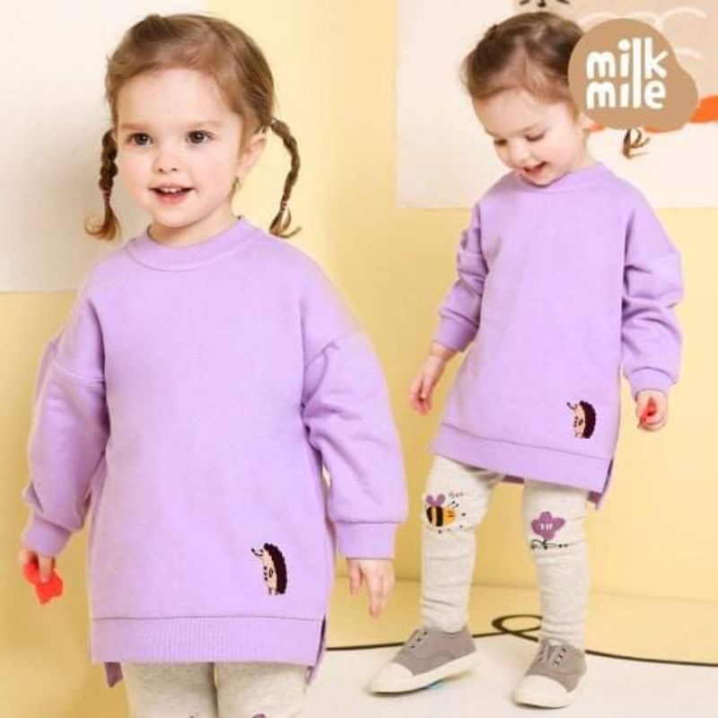 Áo nhím Milkmile xuất Hàn cho bé