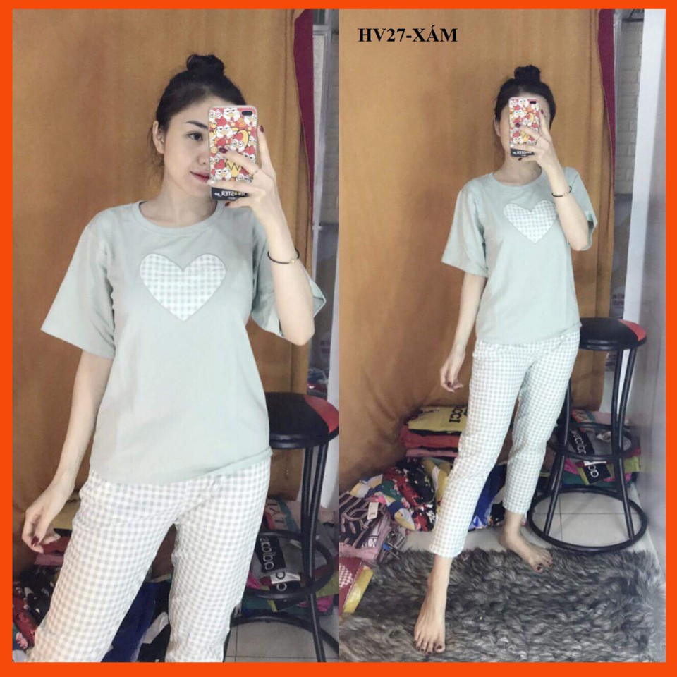 Đồ bộ thun cotton ♥ SIÊU GIẢM♥ DUY NHẤT HÔM NAY🎁 đồ bộ kiểu mới nhất