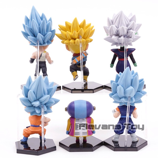 Mô Hình Nhân Vật Super Saiyan Blue Goku Vegeta Vegetto Zeno Trunk Zamasu