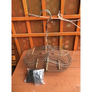 Lụp inox bẫy chim hút mật - đan tay