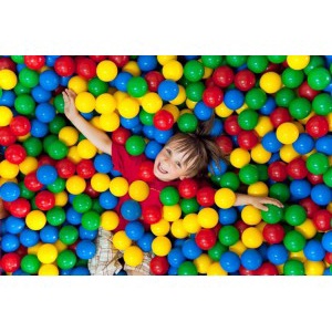 Combo 100 quả bóng nhựa mềm cho bé