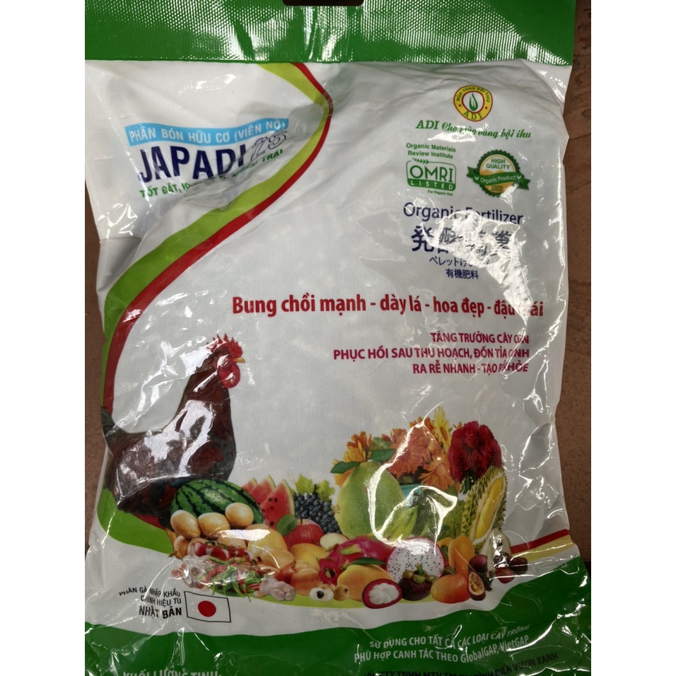 Phân gà hữu cơ 1kg nhập khẩu