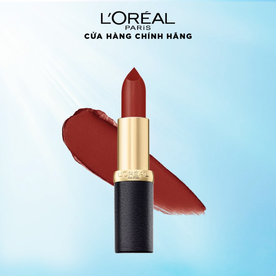 Son Lì Mịn Môi L'Oreal Paris Color Riche Matte Tông Màu Tôn Da 3.7g Hàng Chính Hãng