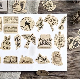 Hộp 45 Sticker Vintage Cổ điển