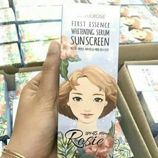 Kem chống nắng Rosie First Essence Whitening Serum Sunscreen SPF45 PA+++