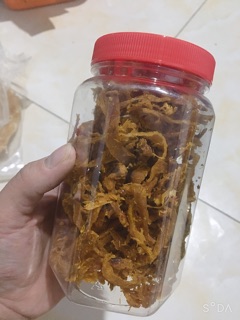 Mực cay xé sợi lọ 120g
